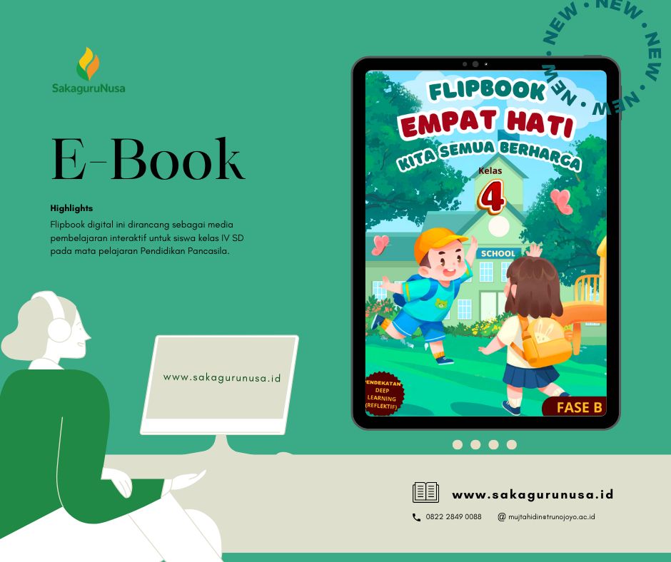 Flipbook “Empat Hati” Kita Semua Berharga